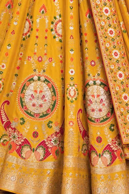 Harshika Jacquard Silk Anarkali Dress