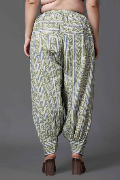 Buy Plus Size ​Fresh Mint Cotton Salwar At Apella | Sizes XS to 10 XL | India | Free Delivery | Customized