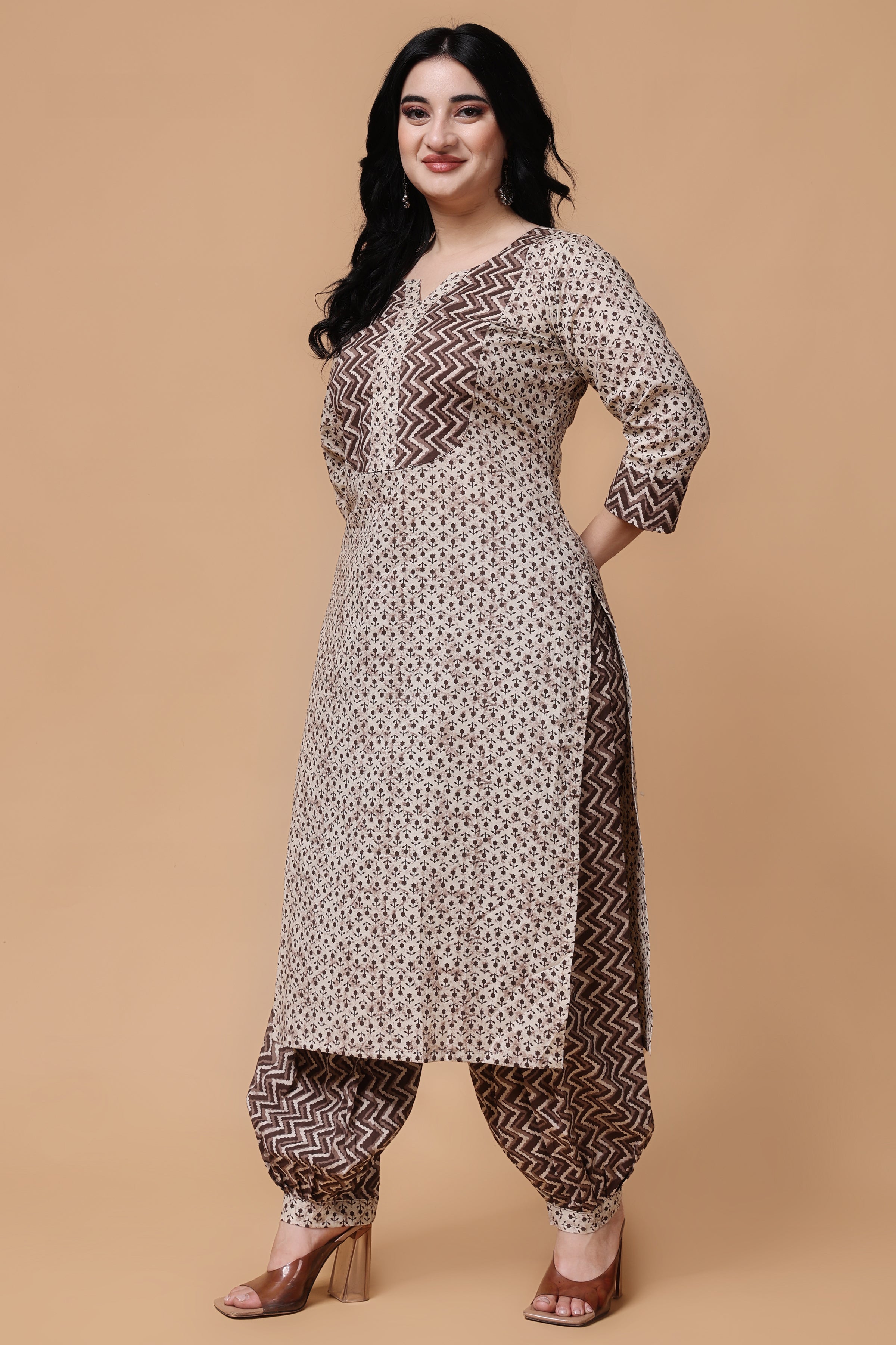 Buy Plus Size Chanderi Silk Suit  Chanderi Silk Plus Size Salwar Kameez   Apella