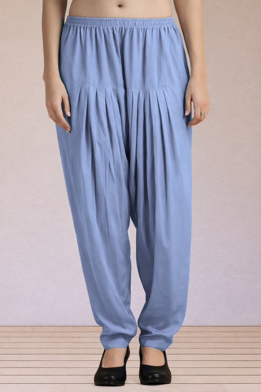 Ice Blue Easy Fit Rayon Salwar