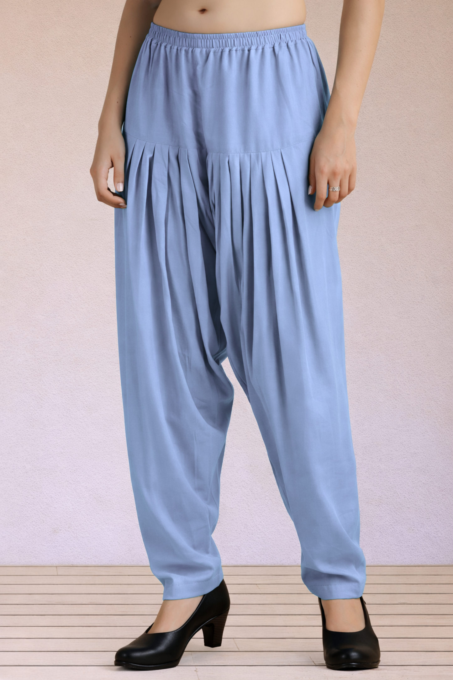 Ice Blue Easy Fit Rayon Salwar