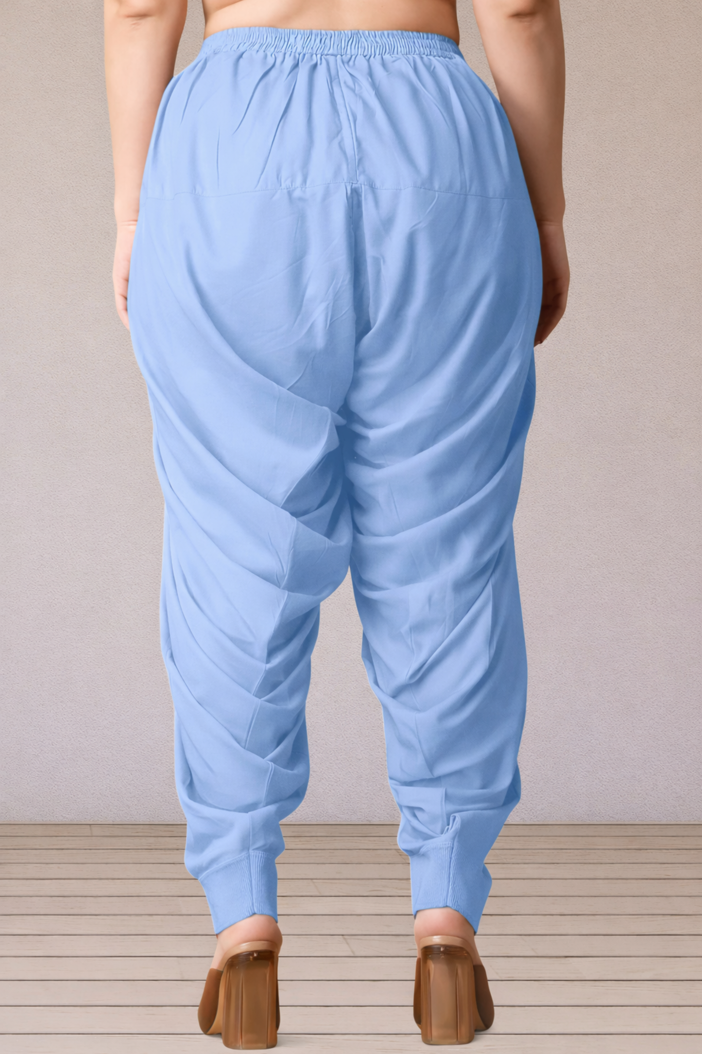 Ice Blue Rayon Patiala Salwar