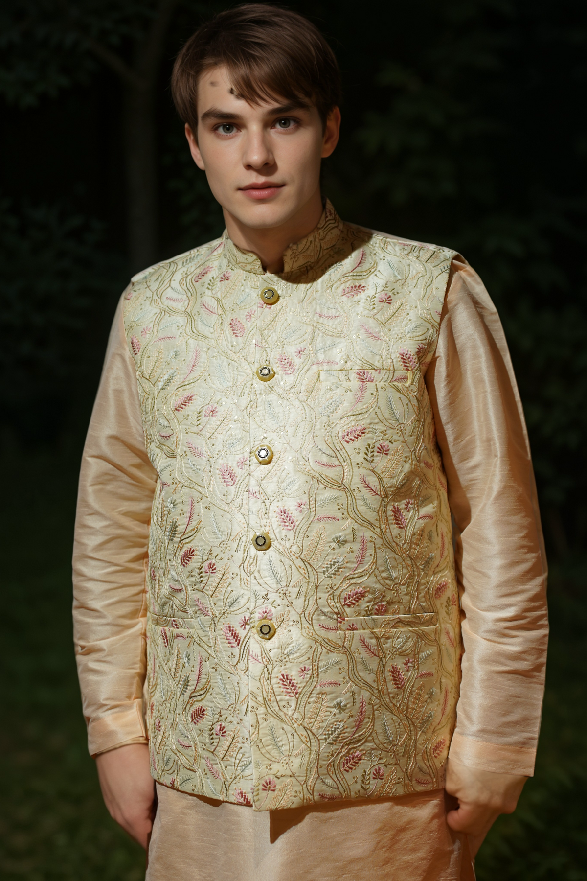 Ivory Apricot Jacket