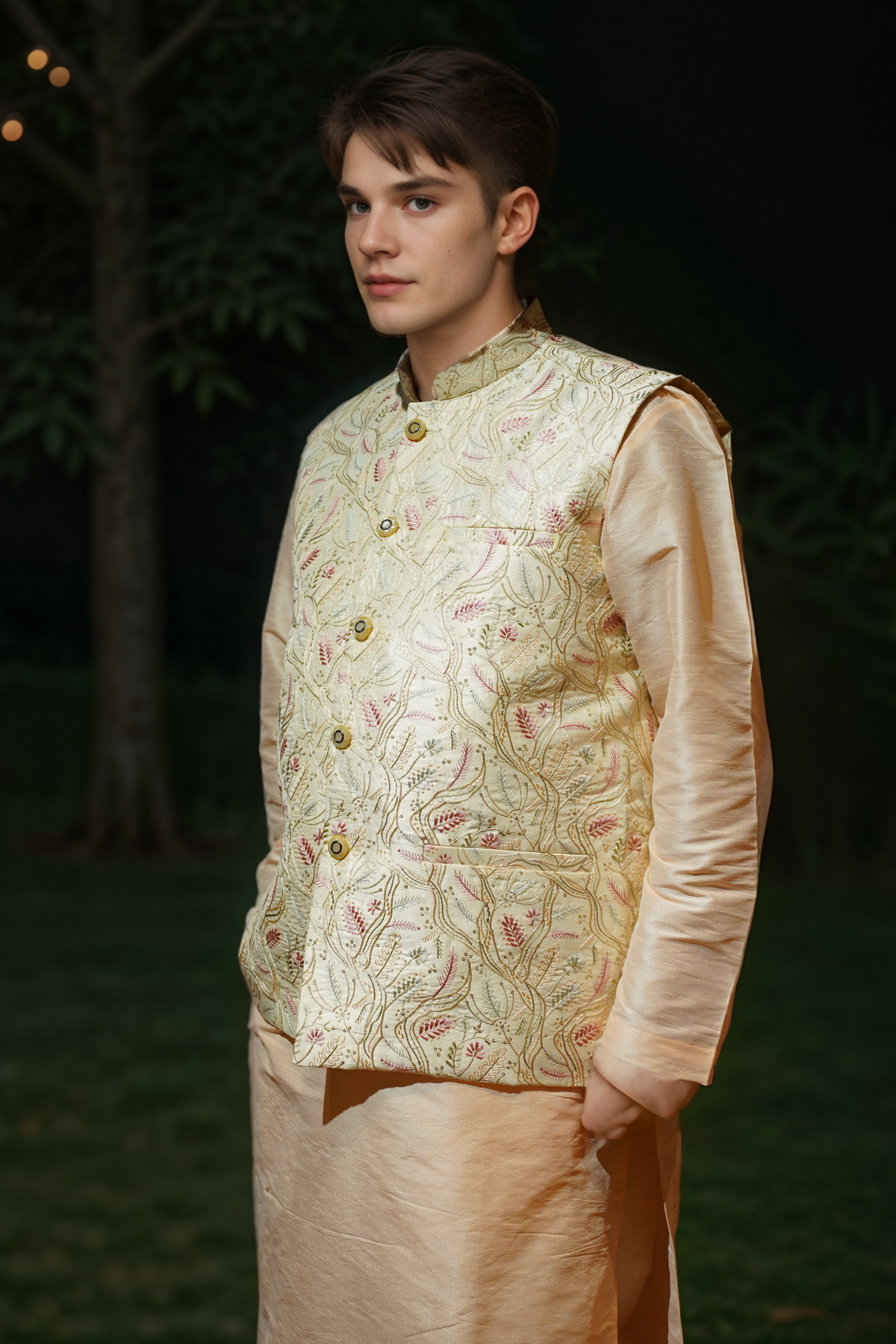 Ivory Apricot Jacket
