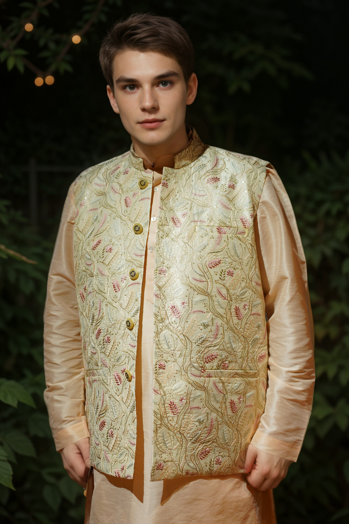 Ivory Apricot Jacket