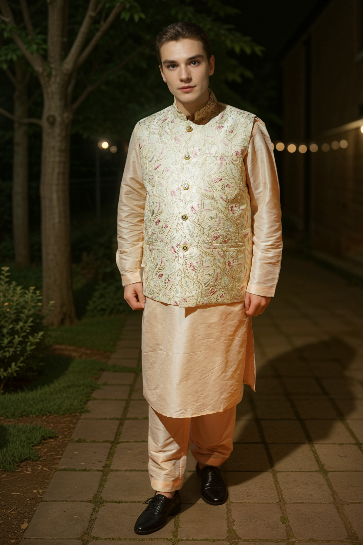 Ivory Apricot Jacket