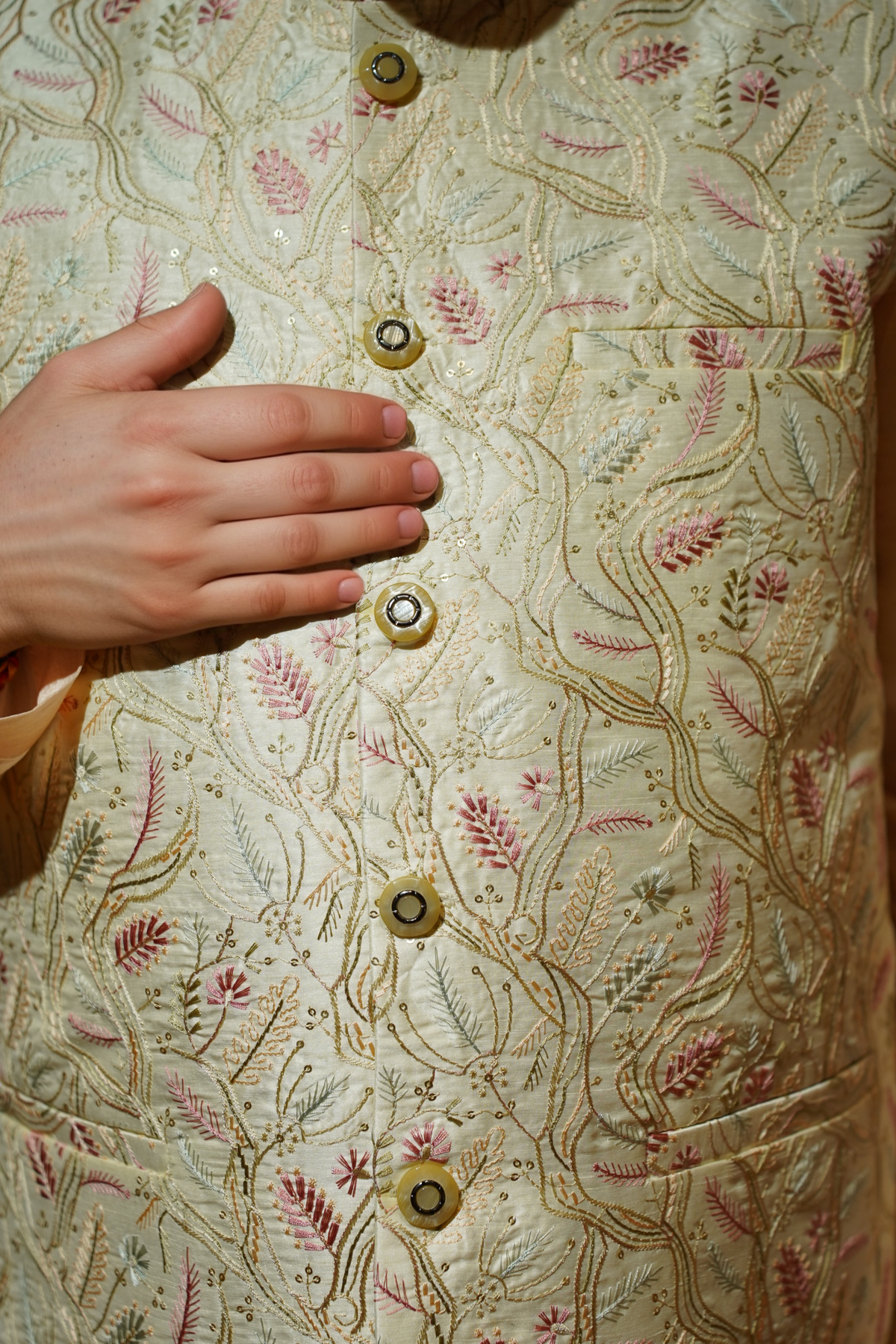 Ivory Apricot Jacket