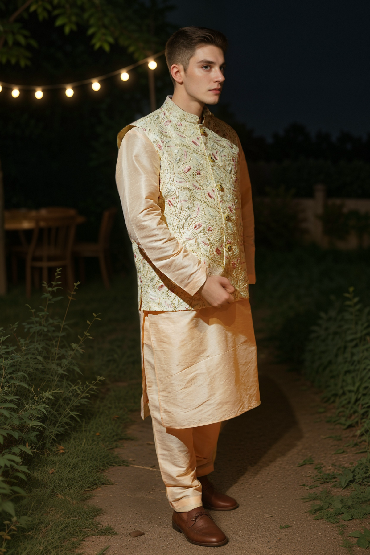 Ivory Apricot Jacket