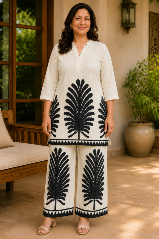 Ivory Canopy Linen Co-ord Set