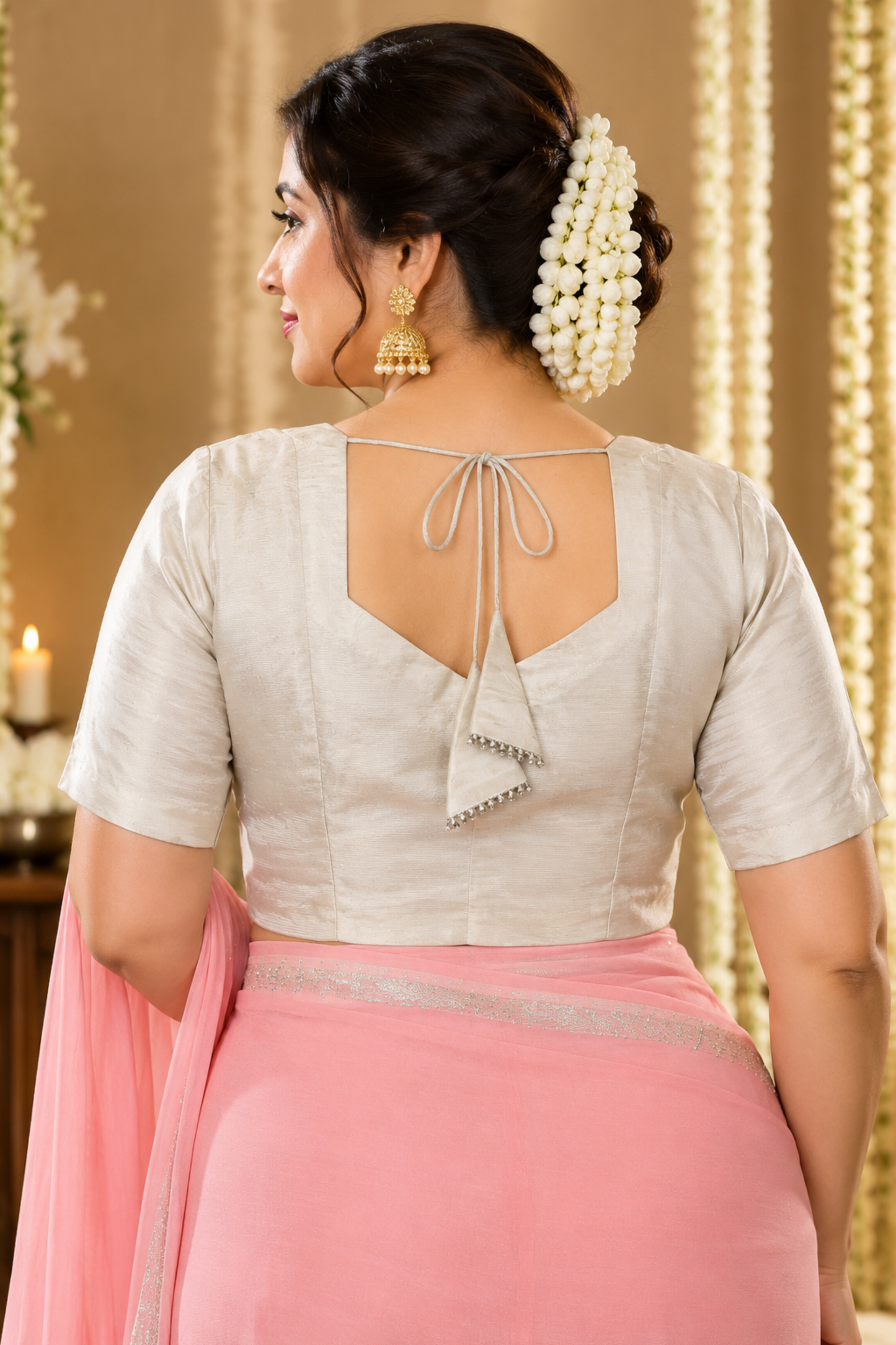 Ivory Elegance Silk Blouse