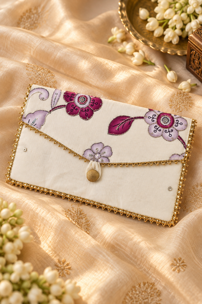 Ivory Handcrafted Shagun Envelope