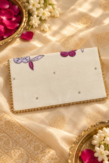 Ivory Handcrafted Shagun Envelope