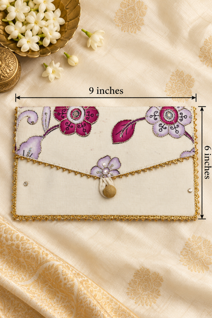 Ivory Handcrafted Shagun Envelope