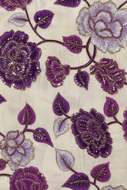 Jamuni Meher Silk Skirt Suit with Pearl Work