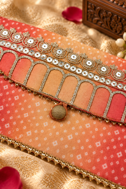 Kesar Blush Handcrafted Shagun Envelope
