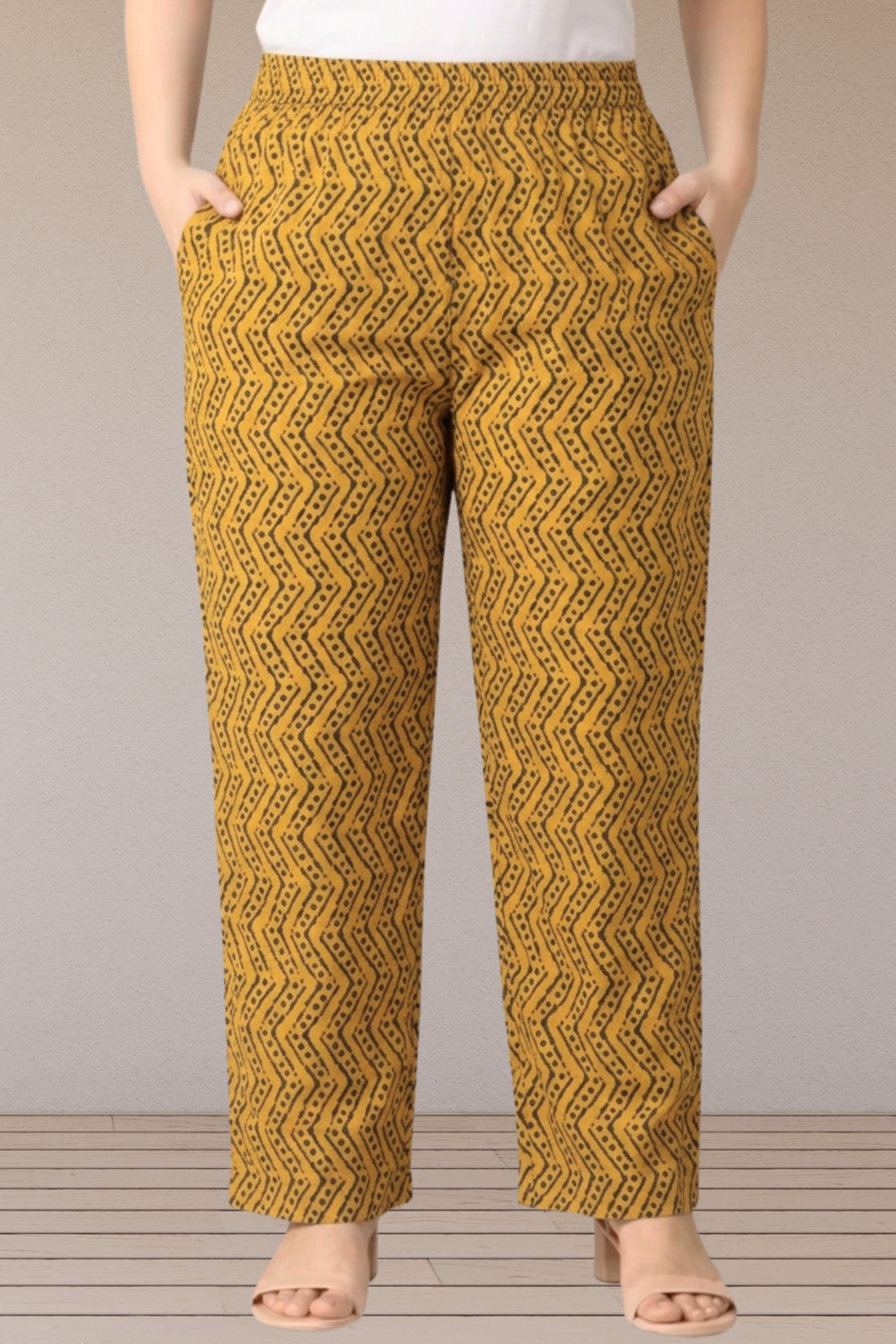 Kesari Leher Cotton Pant