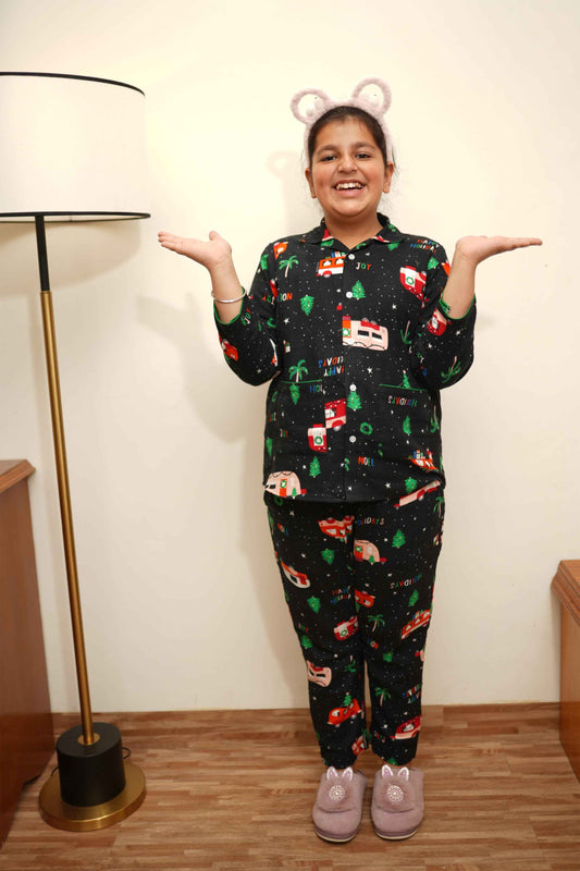 Jolly Journey Woollen Night Suit