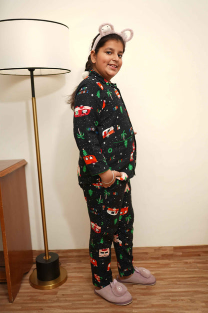 Jolly Journey Woollen Night Suit