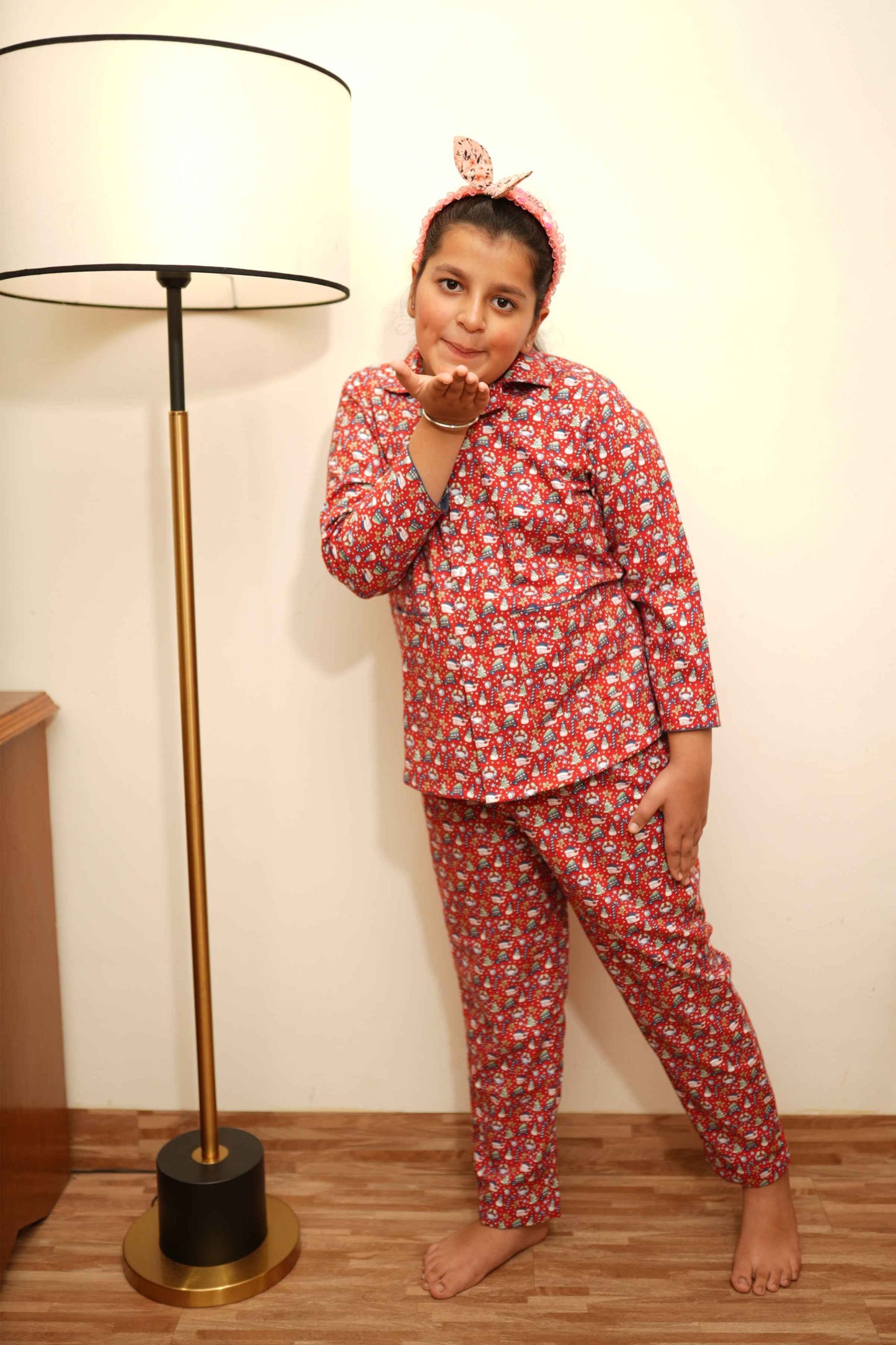 Christmas Cheer Woollen Night Suit