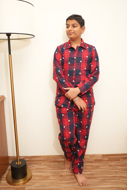Winter Night Suit For Kids
