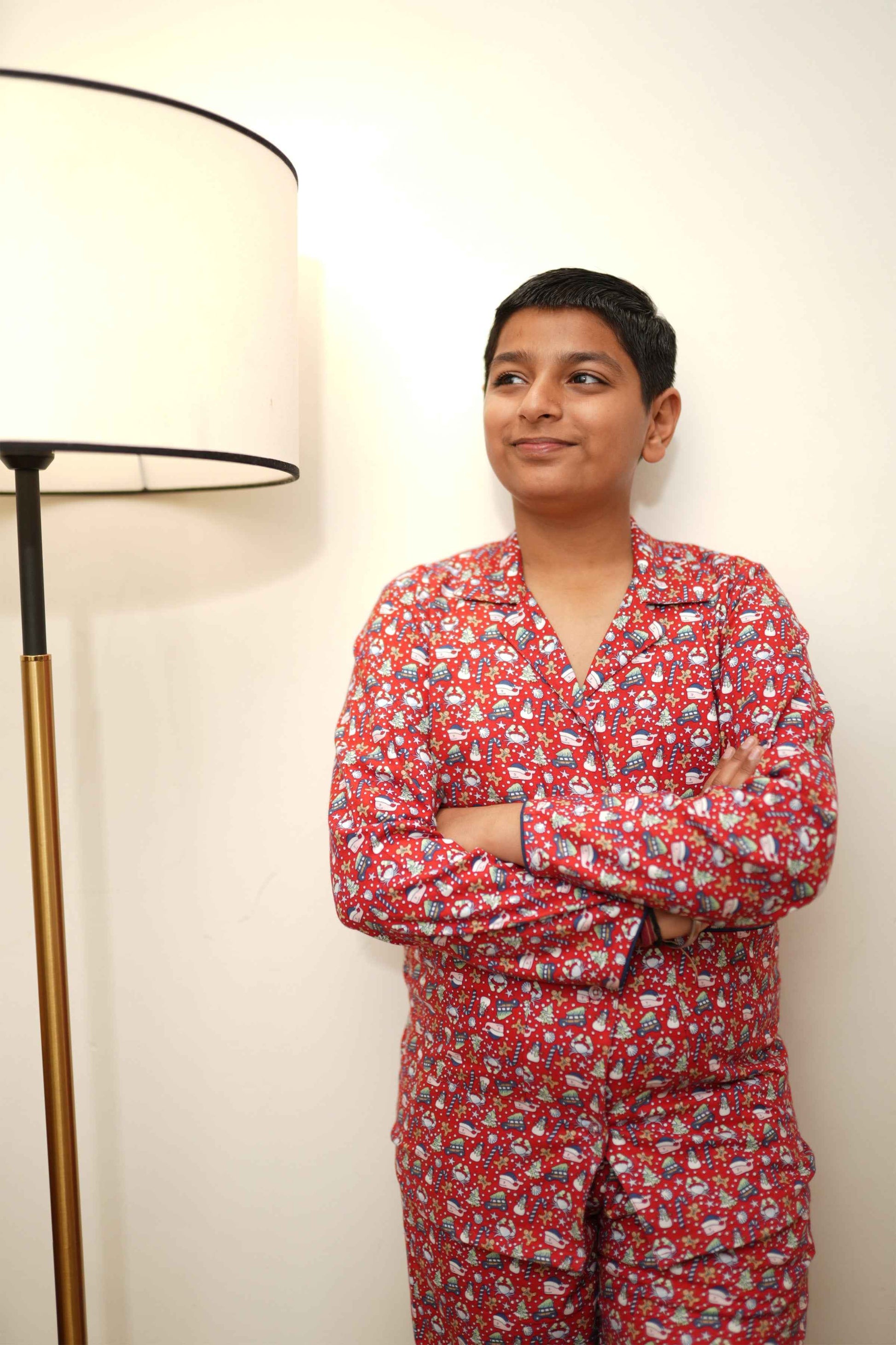 Sugar Plum Woollen Night Suit