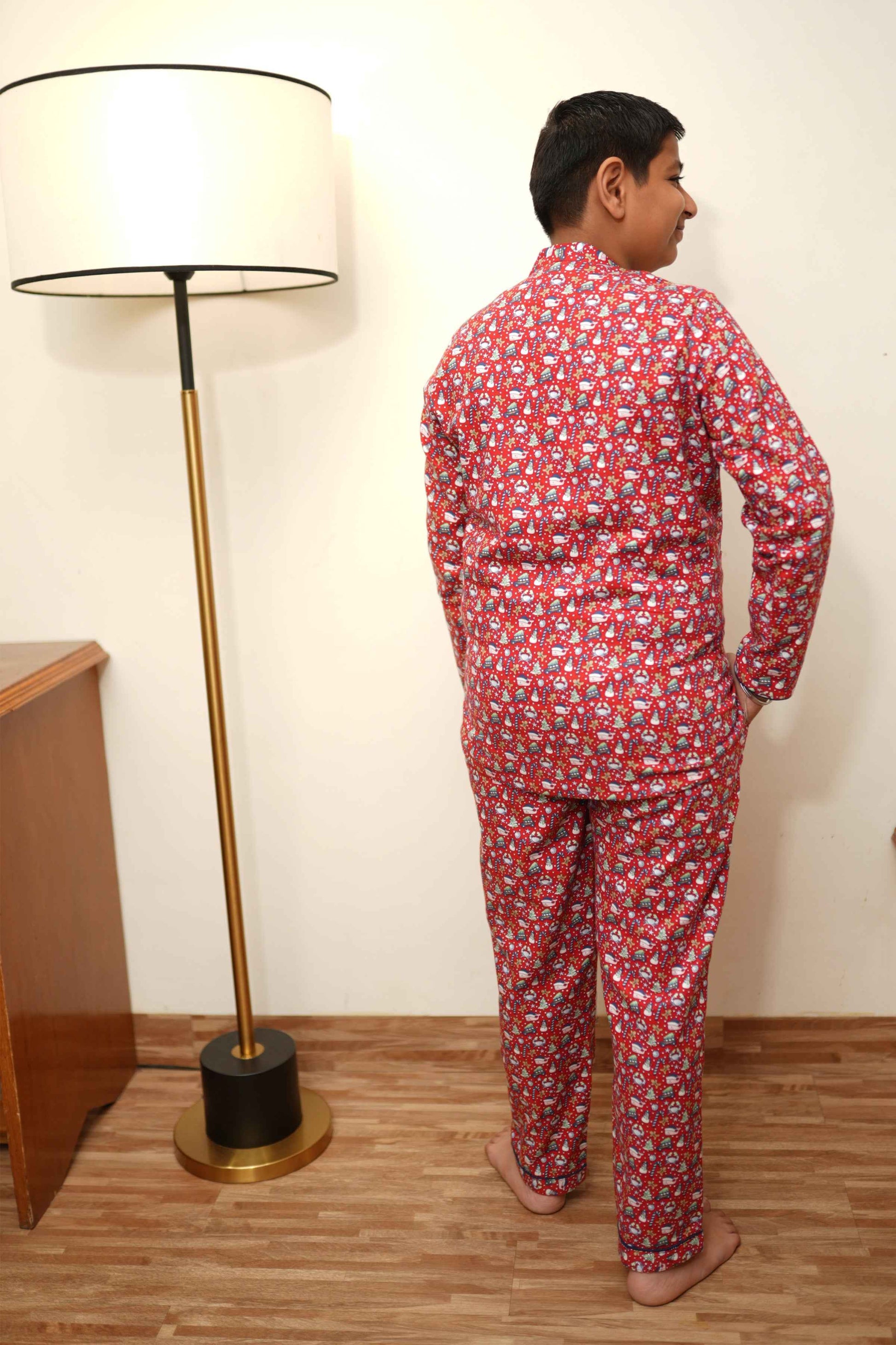 Sugar Plum Woollen Night Suit