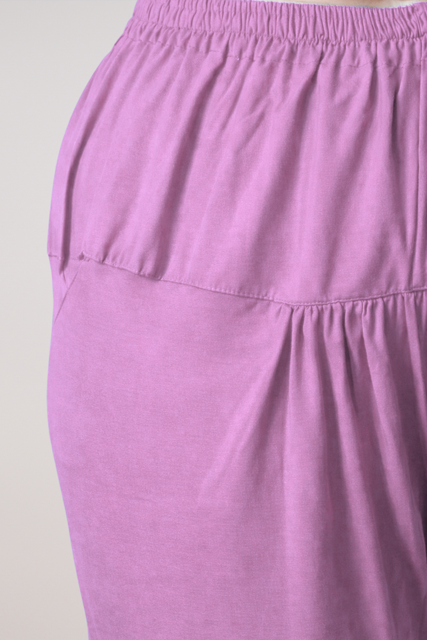 Lavender Cotton Churidar Pants