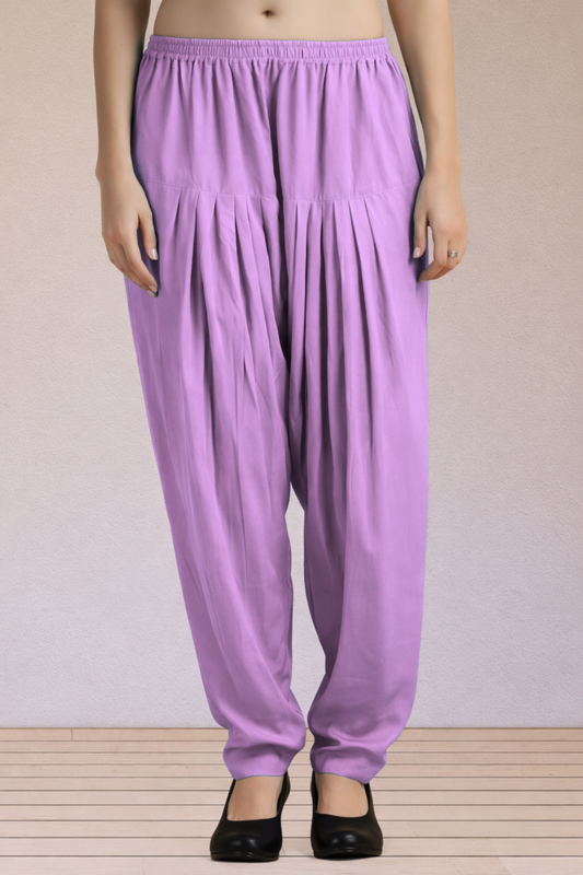 Lavender Easy Fit Rayon Salwar