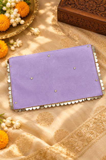 Lavender Mist Handcrafted Shagun Envelope