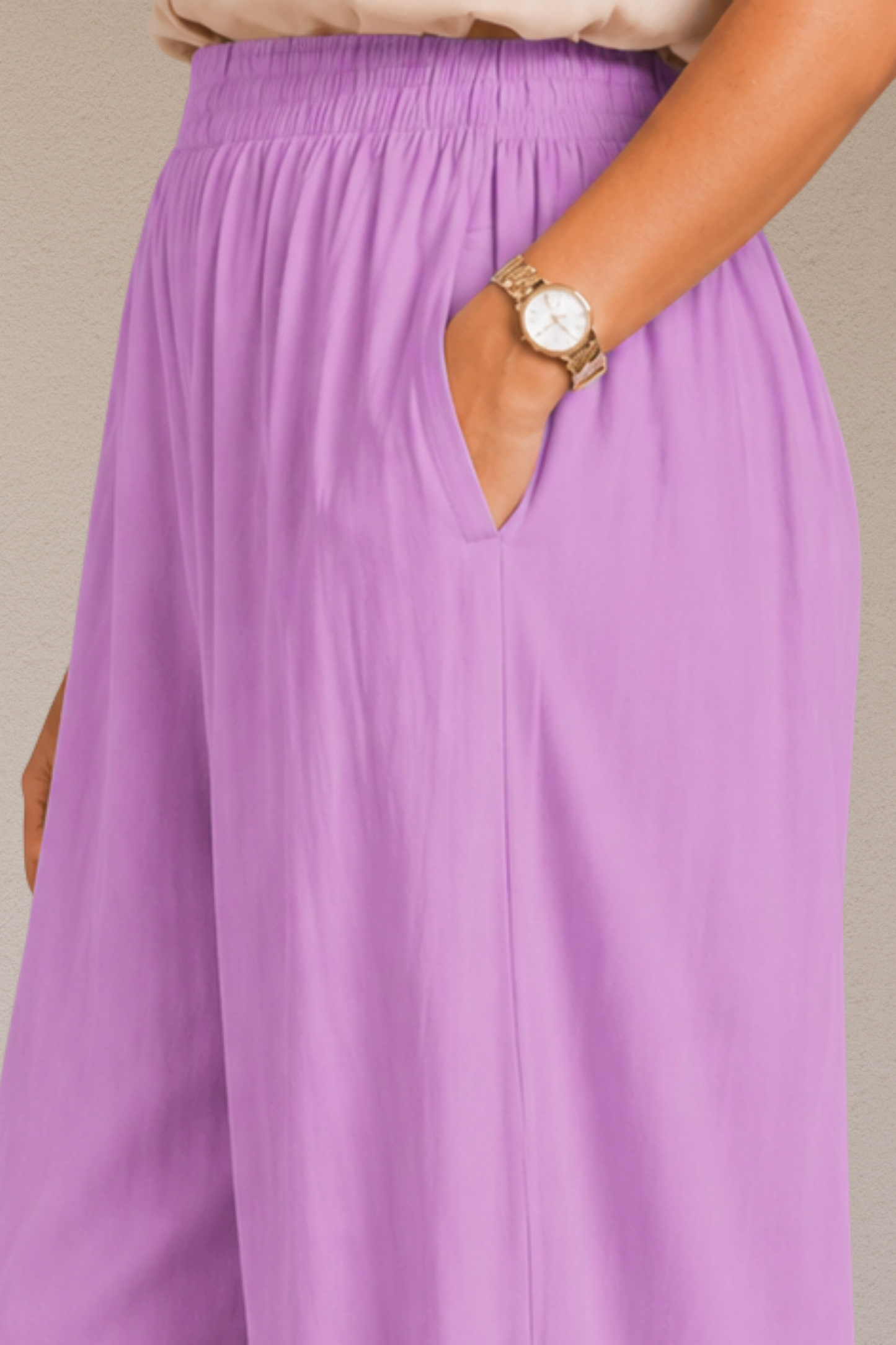 Lavender Rayon Afghani Pants