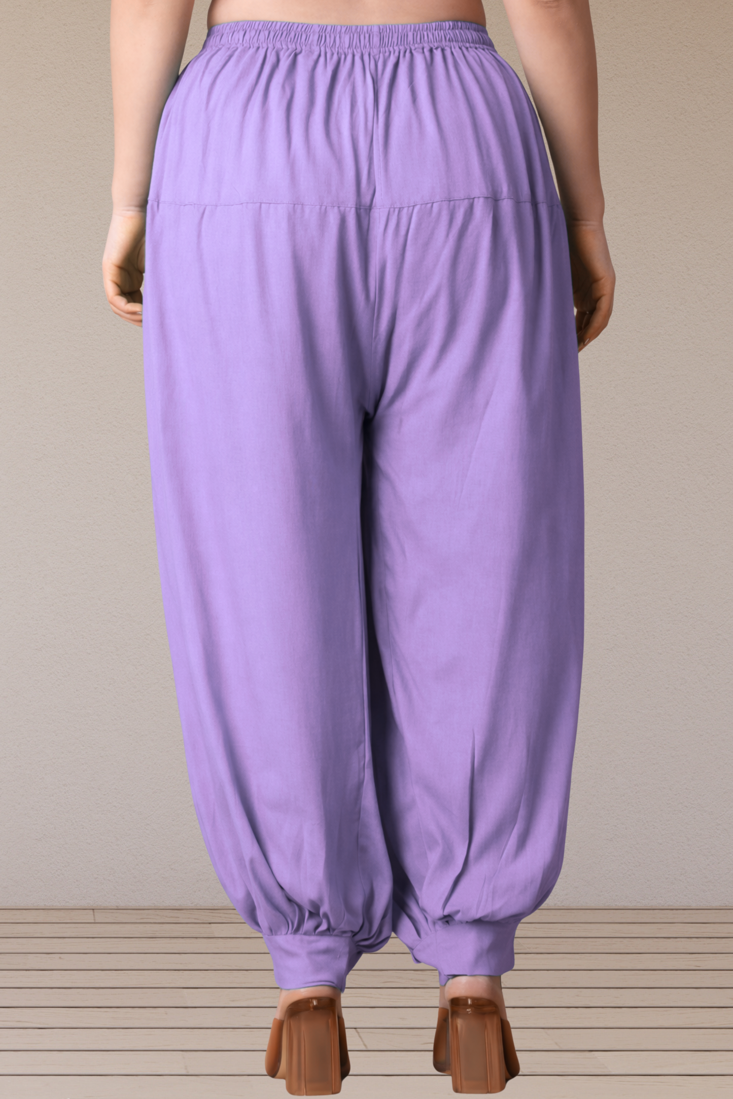 Lavender Rayon Afghani Salwar