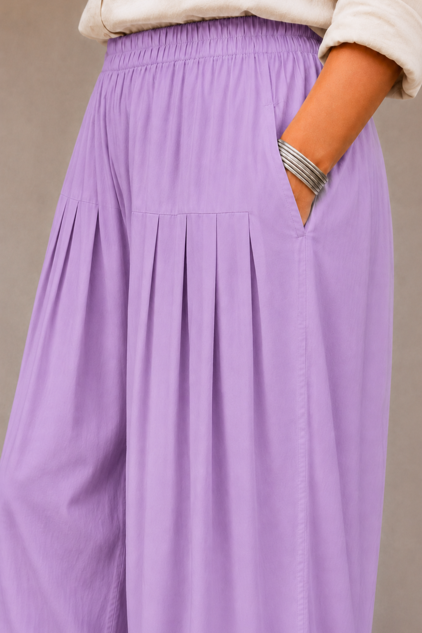 Lavender Rayon Farshi Salwar