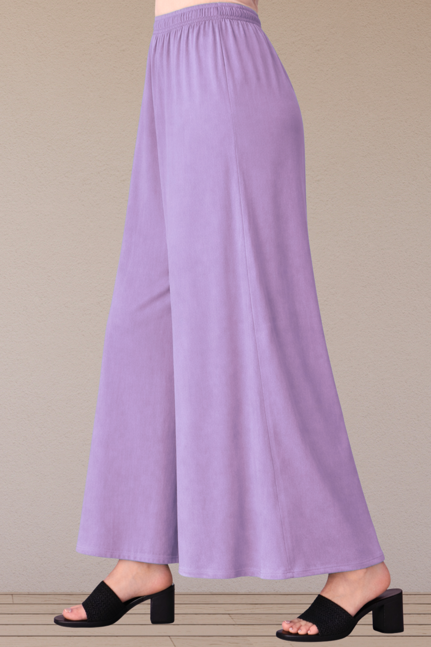 Lavender Rayon Skirt Palazzo