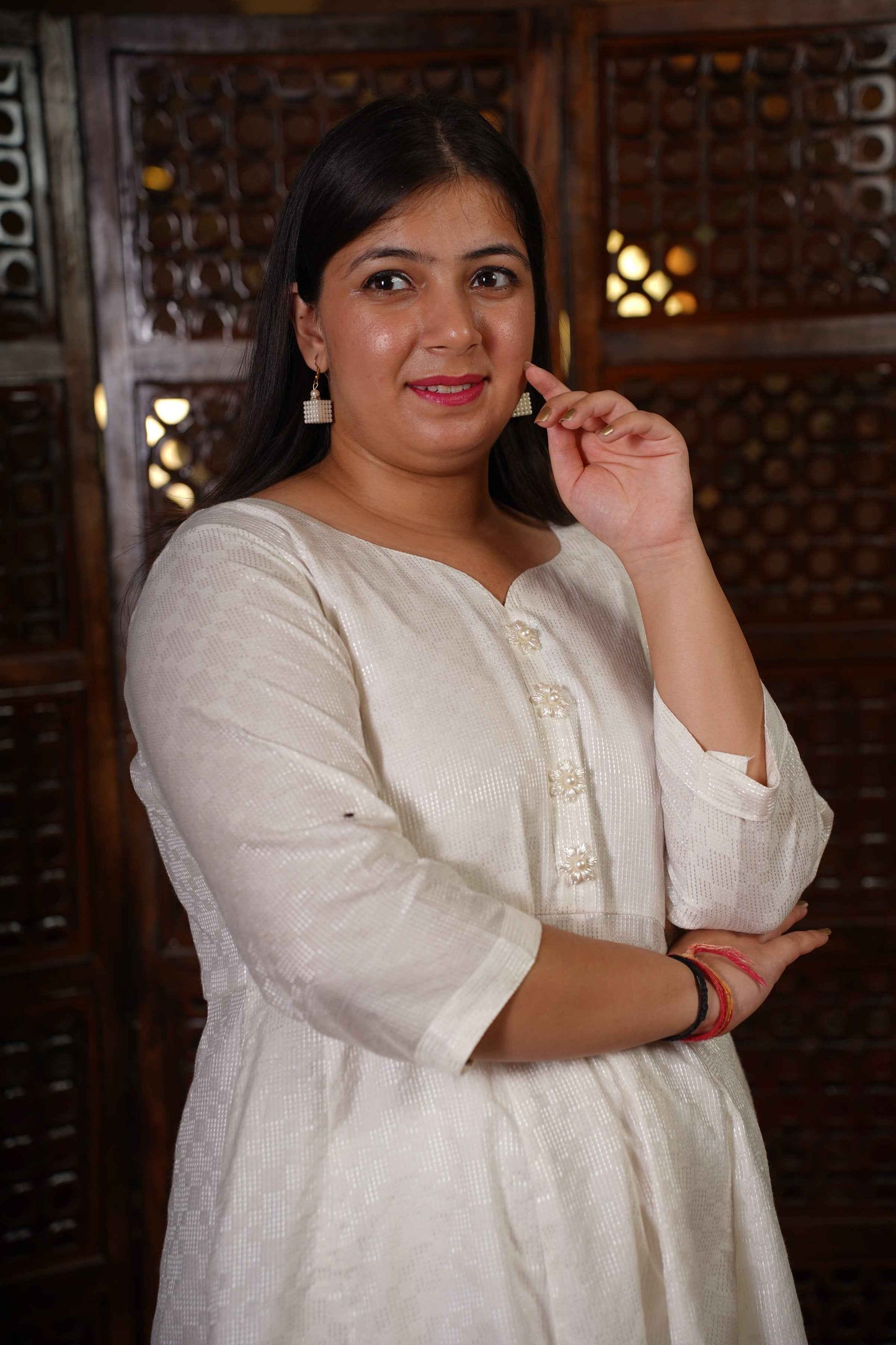 Lekhya Anarkali Cotton Set