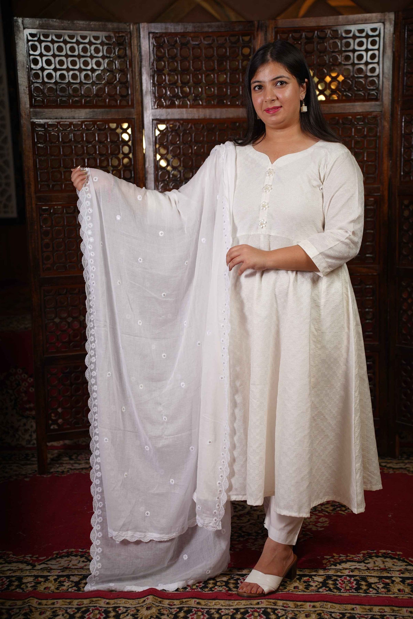 Lekhya Anarkali Cotton Set