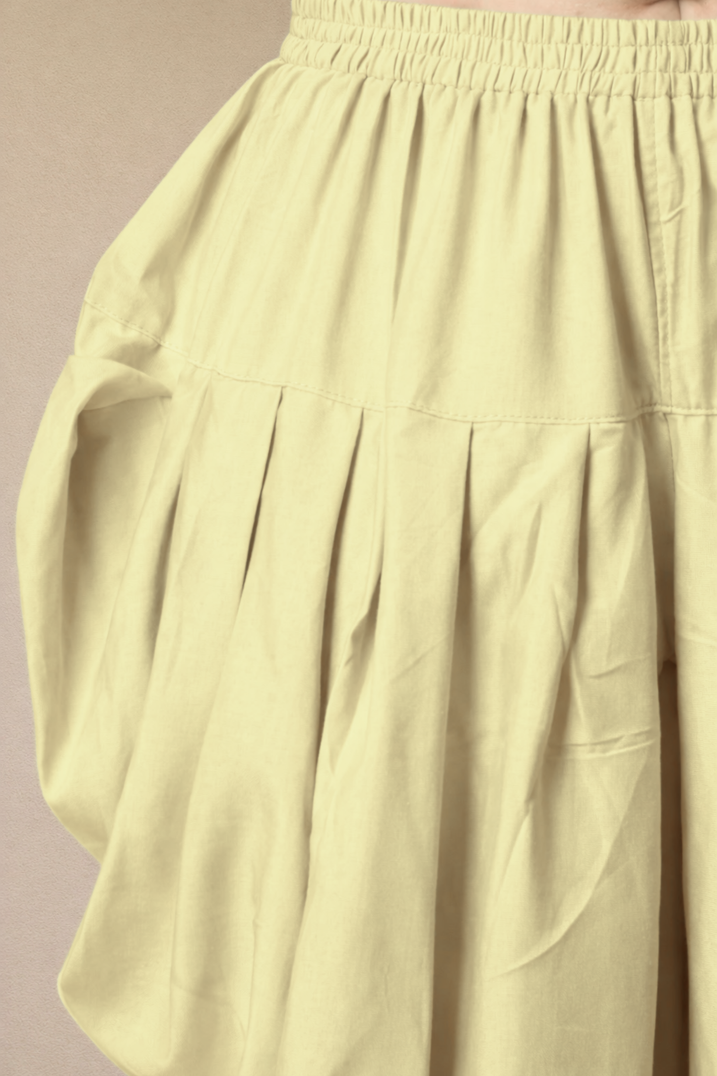 Lemon Belted Dhoti Salwar