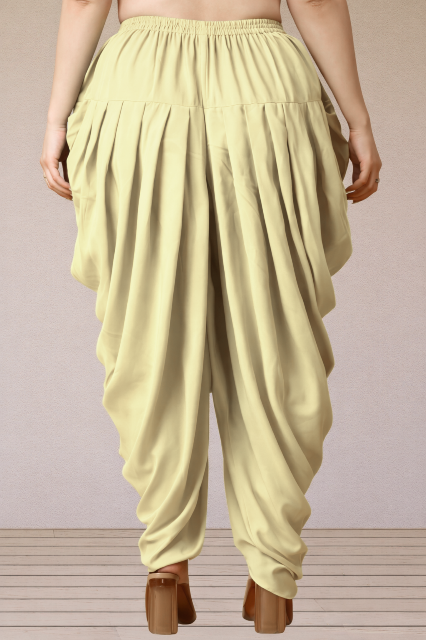 Lemon Belted Dhoti Salwar