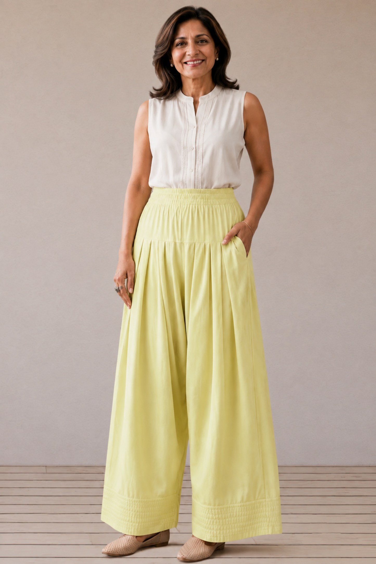 Lemon Rayon Farshi Salwar