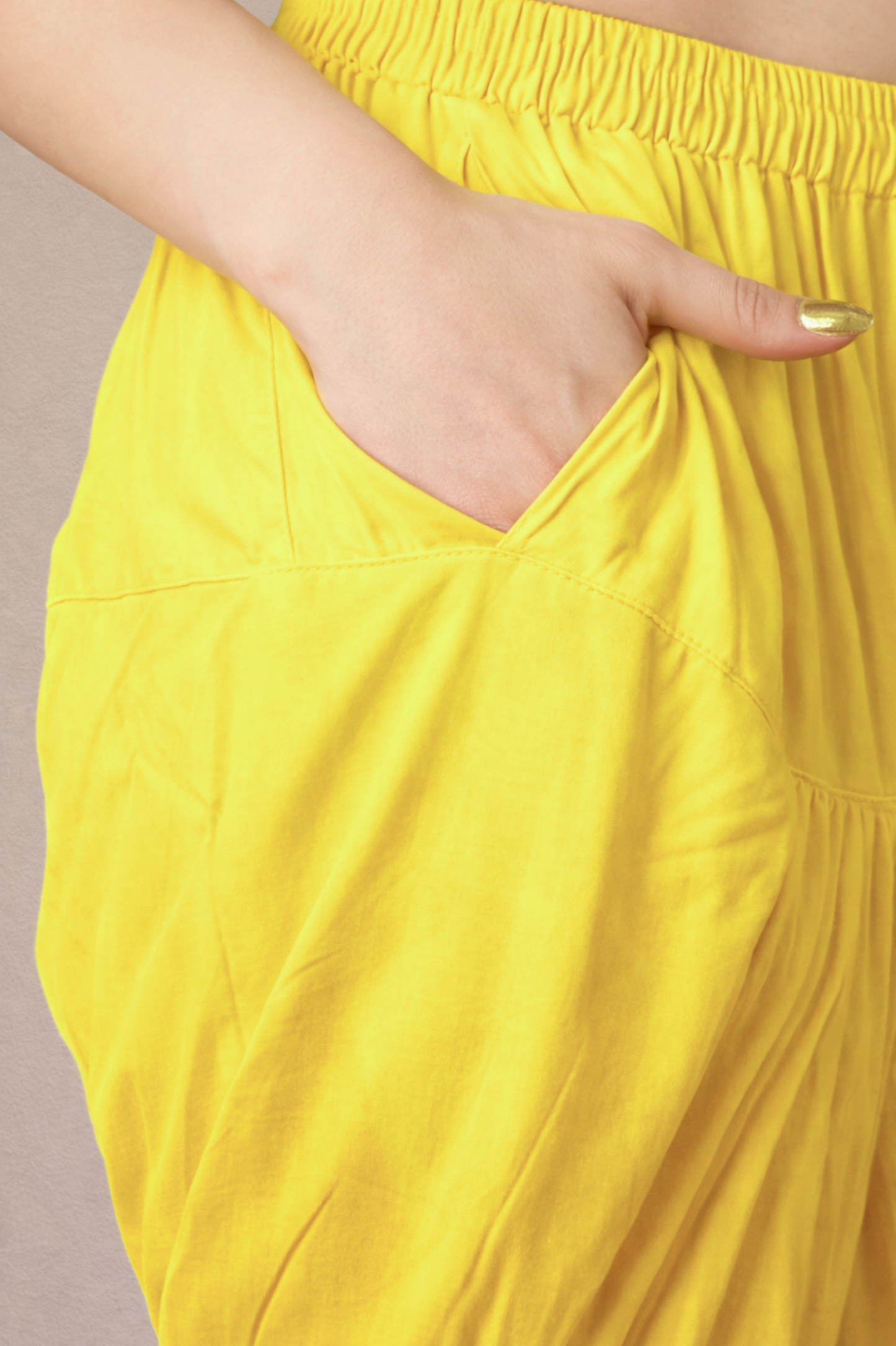 Neon Yellow Rayon Patiala Salwar