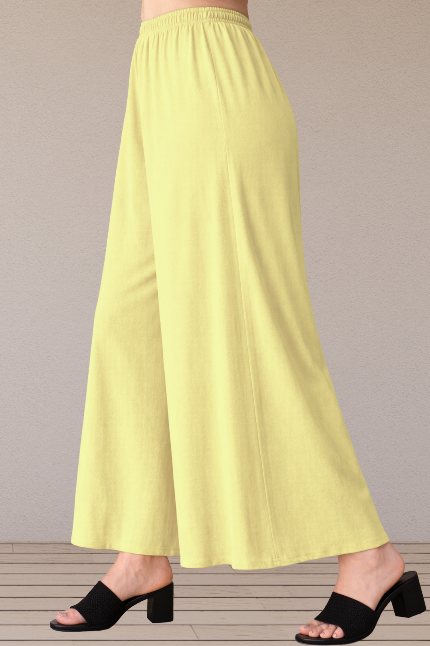 Lemon Rayon Skirt Palazzo