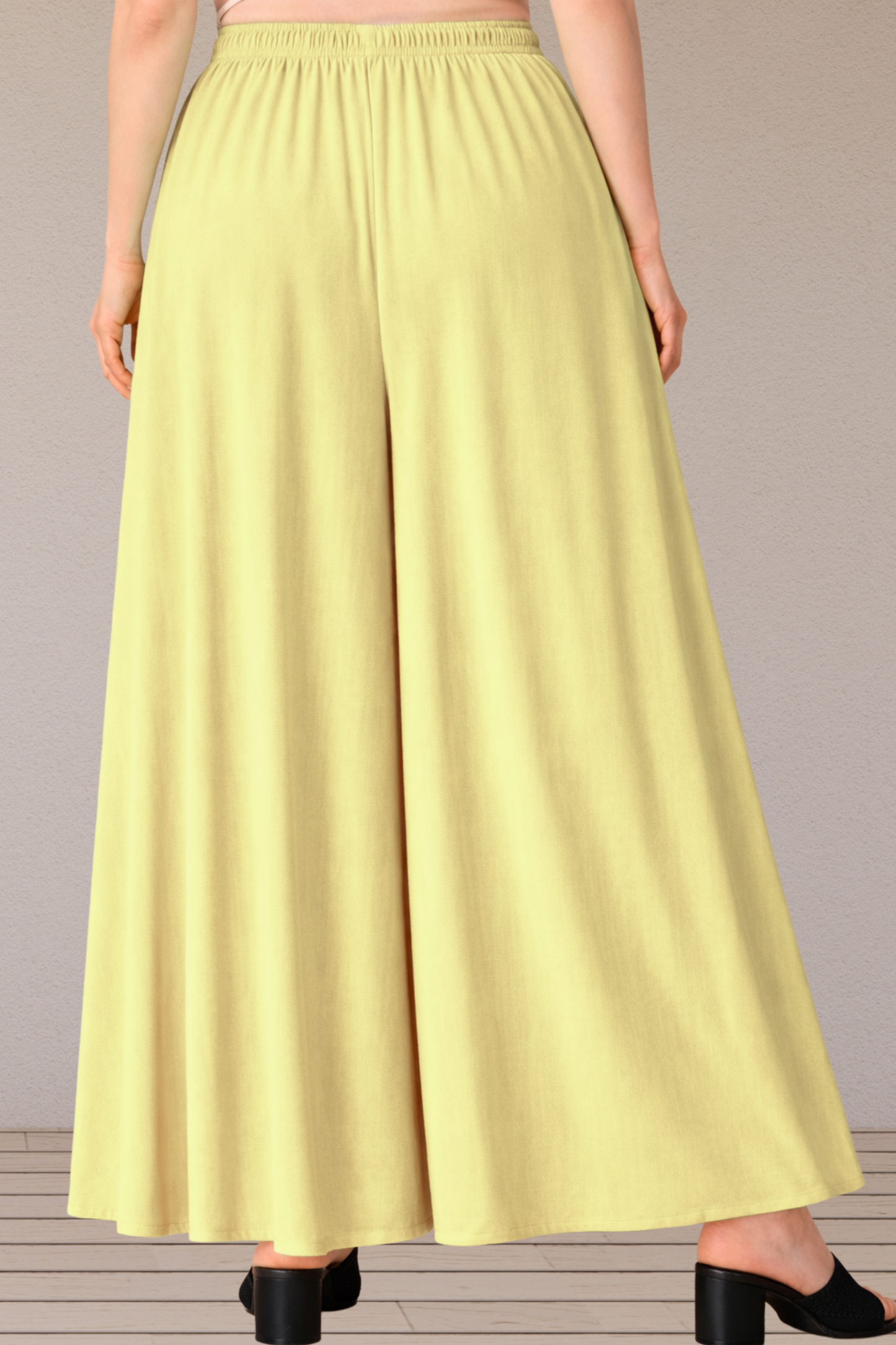 Lemon Rayon Skirt Palazzo
