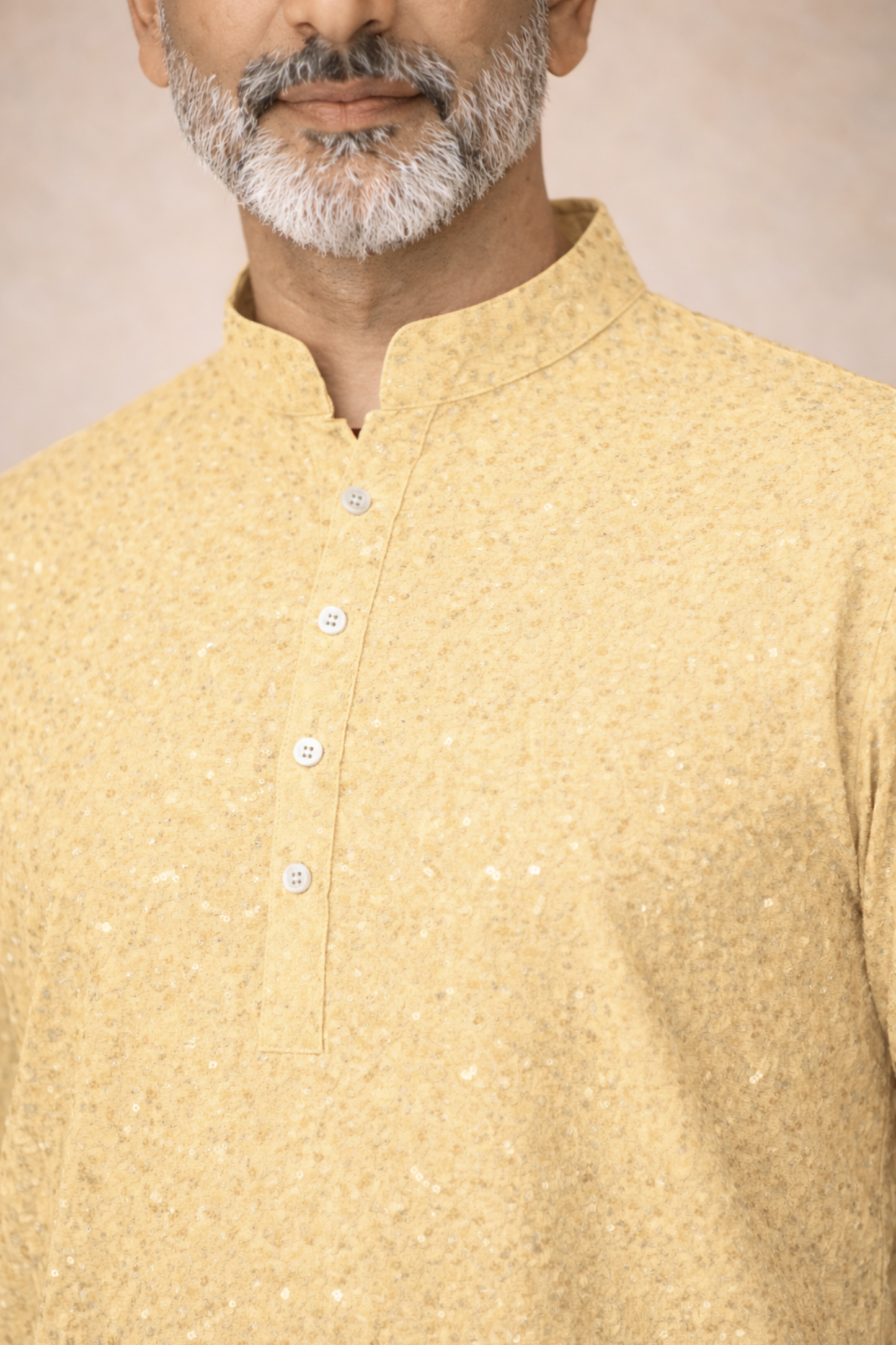 Golden Aura Sequined Kurta Pajama