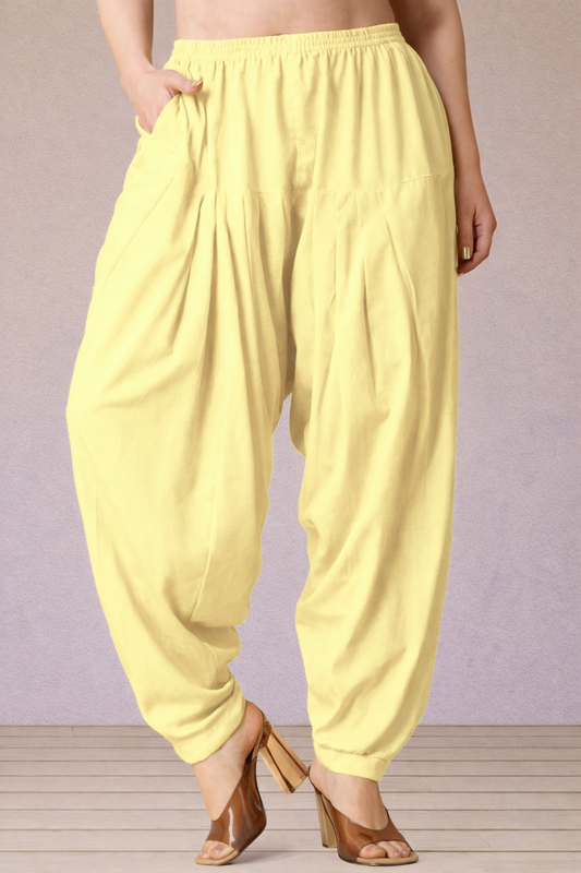 Lemon Straight Rayon Salwar Pants