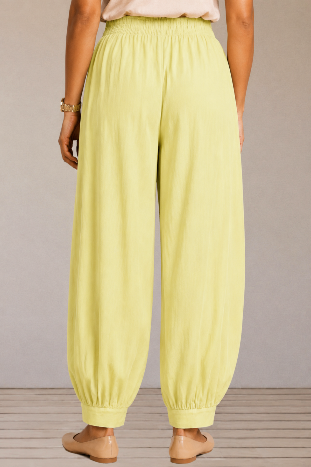 Lemon Rayon Afghani Pants