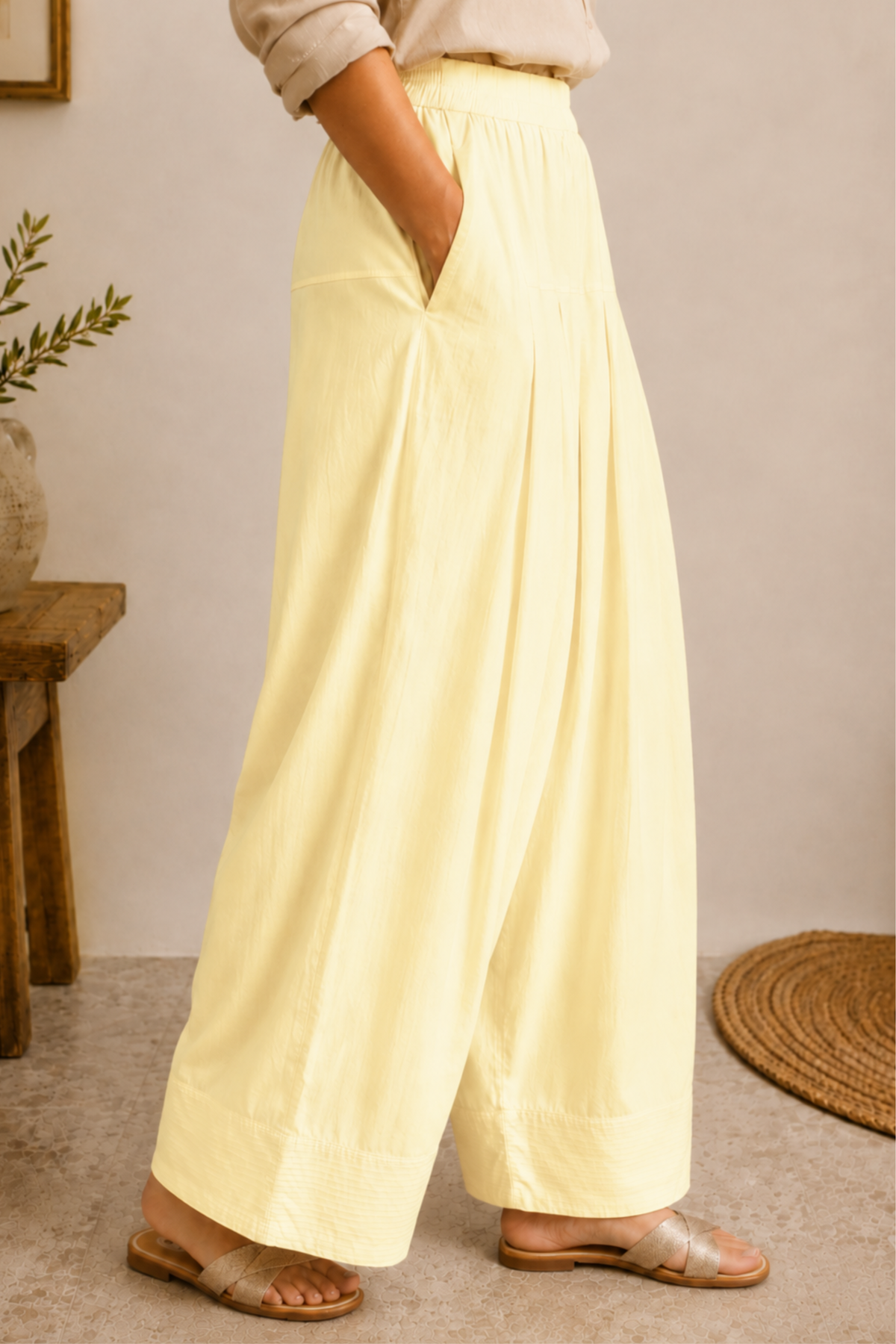 Lemon Rayon Farshi Salwar