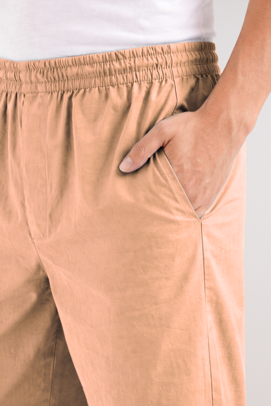 Light Apricot Cotton Pant Pajama