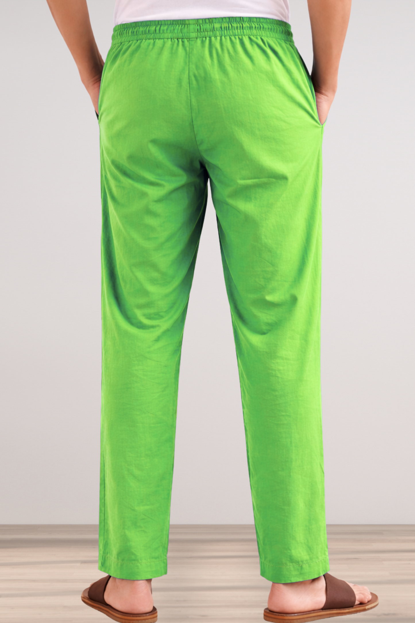 Light Green Cotton Pant Pajama