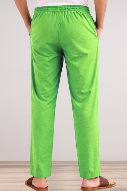 Light Green Cotton Pant Pajama