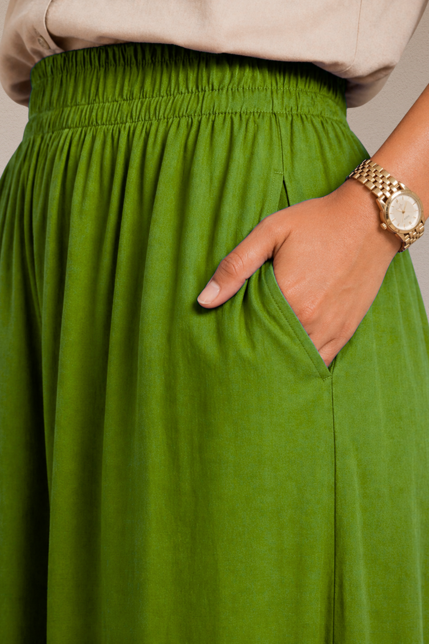 Light Green Rayon Afghani Pants