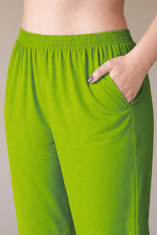 Light Green Rayon Kurti Pant